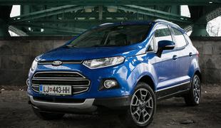 Ford ecosport 1.0 ecoboost - V Indiji rojeni terenček v Sloveniji kot avtsajder?