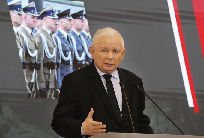 Jaroslaw Kaczynski, ki je v poljski vladi namestnik premierja, a je kot predsednik vladajoče stranke PiS številka ena v državi, je zagovornik strogih sankcij proti Rusiji in tudi čim večje vojaške pomoči Ukrajini. | Foto: Guliverimage/Vladimir Fedorenko