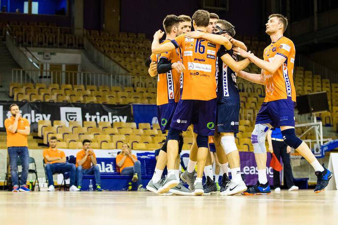 ACH Volley Calcit Volley | ACH-jevci so v Avstriji do zmage prišli šele po petih nizih. | Foto Matic Klanšek Velej/Sportida