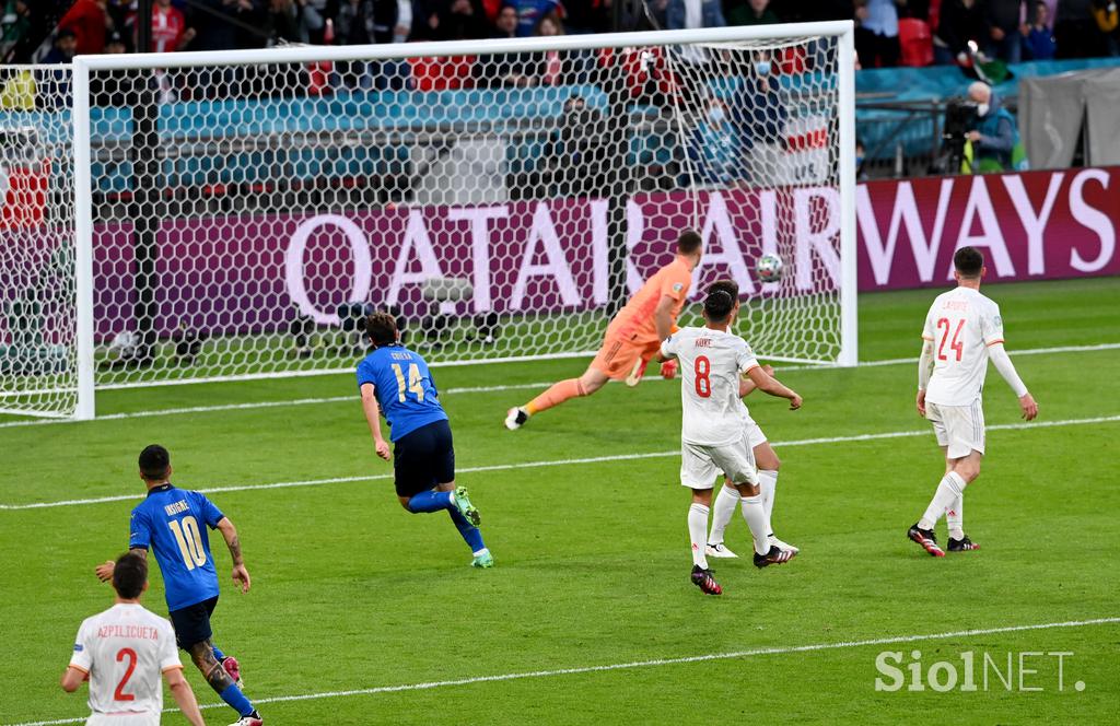 Italija : Španija, polfinale Euro 2020, Federico Chiesa