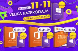 Dva za ceno enega: Windows 10 Home/Pro dobite zastonj ob nakupu Officea 2016/2019