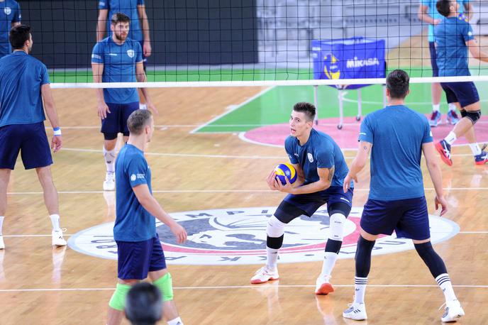 Slovenija odbojka | Klemen Čebulj je zadnje veliko tekmovanje zaradi poškodbe izpustil, zdaj je spet povsem zdrav in motiviran, da gre s Slovenijo do konca.  | Foto Aleš Oblak