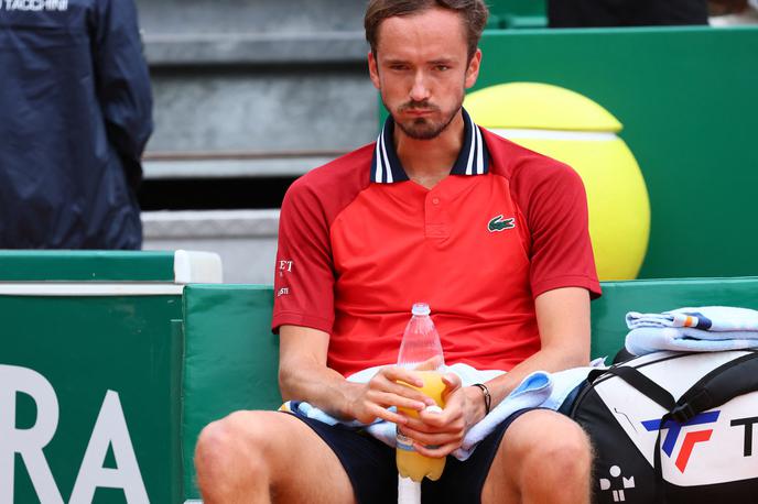 Danil Medvedjev | Danil Medvedjev je bil drugi dvoboj zapored nezadovoljen s sojenjem. | Foto Reuters