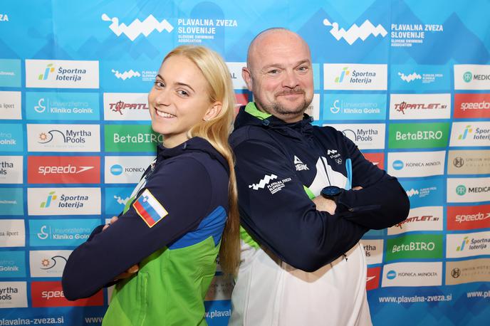 Neža Klančar & Tomaž Torkar | Trener Neže Klančar Tomaž Torkar je novi selektor slovenskih plavalnih reprezentanc. | Foto Aleš Fevžer