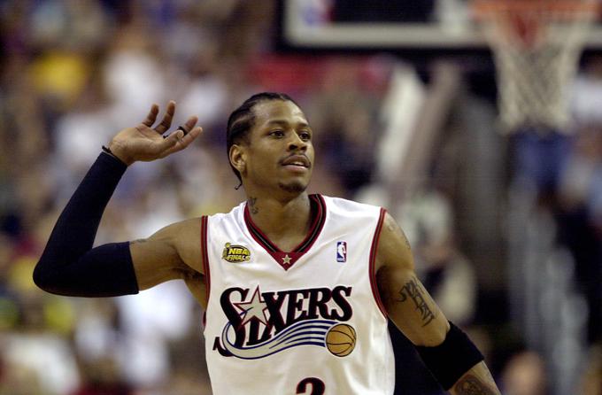 Allen Iverson je najboljše predstave v karieri ponudil v dresu 76ers. | Foto: Getty Images