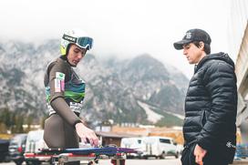 Skakalci trening Planica