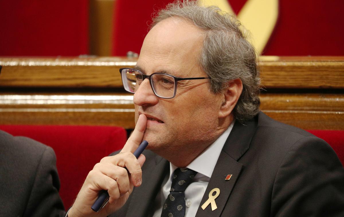 Quim Torra | Predsednik katalonske regionalne vlade Quim Torra se mudi na dvodnevnem obisku v Sloveniji. | Foto Reuters