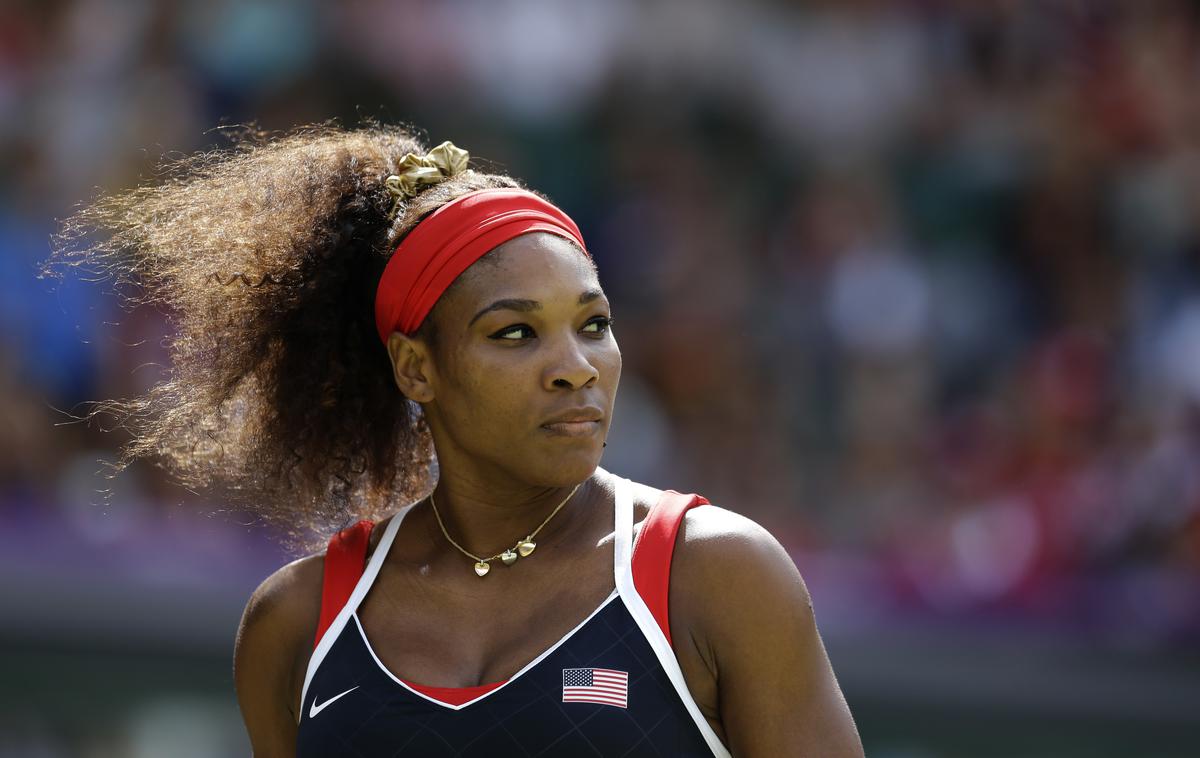 Serena Williams | Serena Williams je dominirala v olimpijskem finalu leta 2012, ko je bila Marija Šarapova brez vsakršnih možnosti za zmago. | Foto Guliverimage