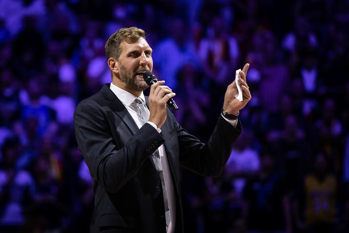 Dirk Nowitzki od srede naprej ni več najboljši strelec na tekmi EuroBasketa v 21. stoletju. | Foto: Vid Ponikvar