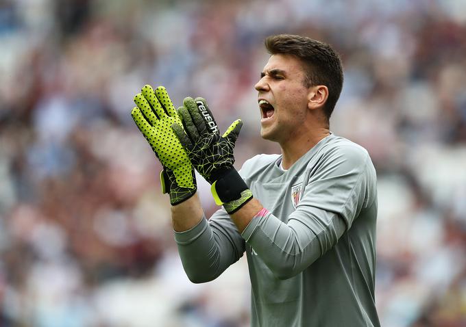 Unai Simon je mesto vodilnega na lestvici na nagrado zamora v soboto prepustil Janu Oblaku. | Foto: Getty Images