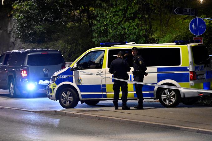 strelski incident pred izraelskim veleposlaništvom v Stockholmu, Švedska | Foto: Reuters