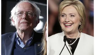 Sanders premagal Clintonovo pri zbiranju denarja