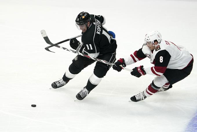 Kopitar je sicer znova vknjižil vsaj točko. | Foto: Guliverimage/Vladimir Fedorenko