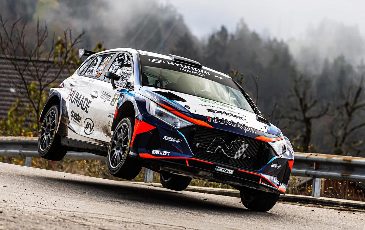 Reli Idrija | Rok Turk in Blanka Kacin (hyundai i20 rally2) | Foto Uroš Modlic