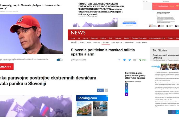 Kolaž Andrej Šiško mediji | Svetovni mediji o Andreju Šišku in Štajerski vardi | Foto printscreen