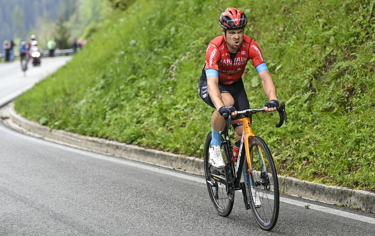 Jan Tratnik Zoncolan Giro | Jan Tratnik je danes bežal, a so ga dobra dva kilometra pred ciljem kraljevske etape ujeli. | Foto Guliverimage