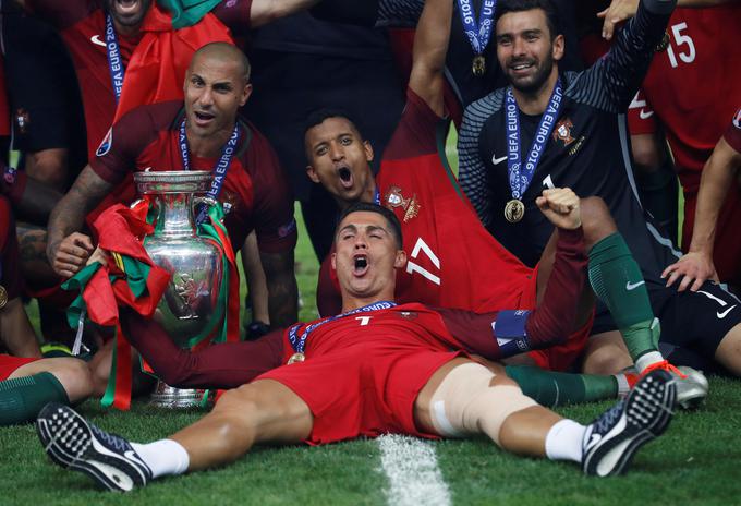 Ronaldo, Rui Patricio, Nani, Ricardo Quaresma so vsi prišli iz nogometne šole Sportinga. | Foto: Reuters