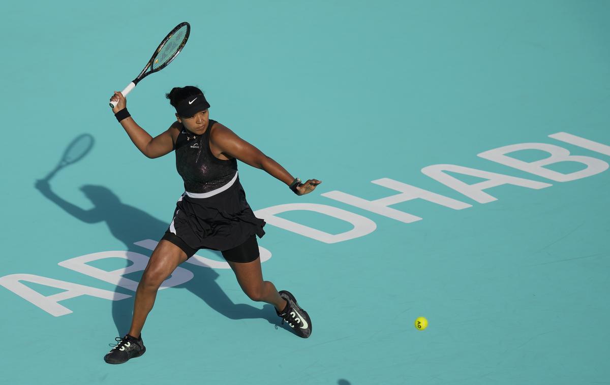 Abu Dabi Naomi Osaka | Naomi Osaka je v Abu Dbaiju izpadla že v prvem krogu. | Foto Guliverimage