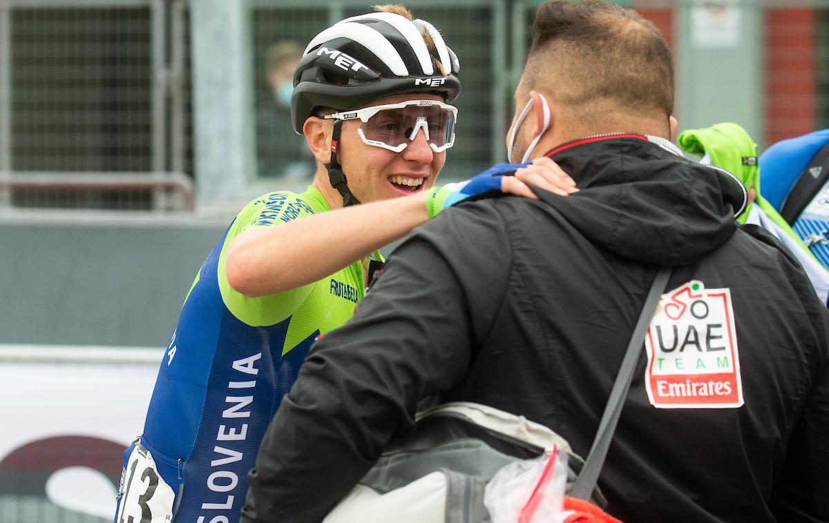 Tadej Pogačar Imola 2022 | Tadej Pogačar je slovenski adut za medaljo. | Foto Vid Ponikvar