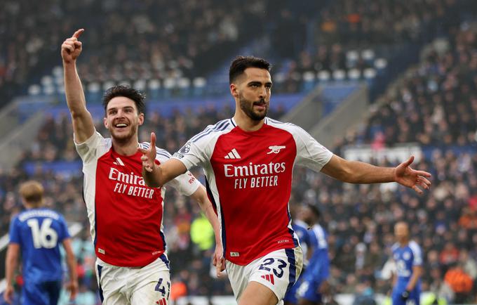 Mikel Merino je dosegel zadetka za zmago Arsenala. | Foto: Reuters