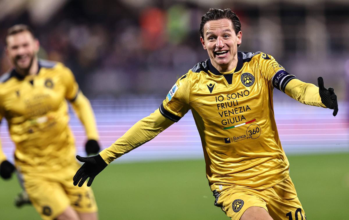 Udinese Florian Thauvin | Udinese je z 2:1 zmagal v Firencah. | Foto Guliverimage