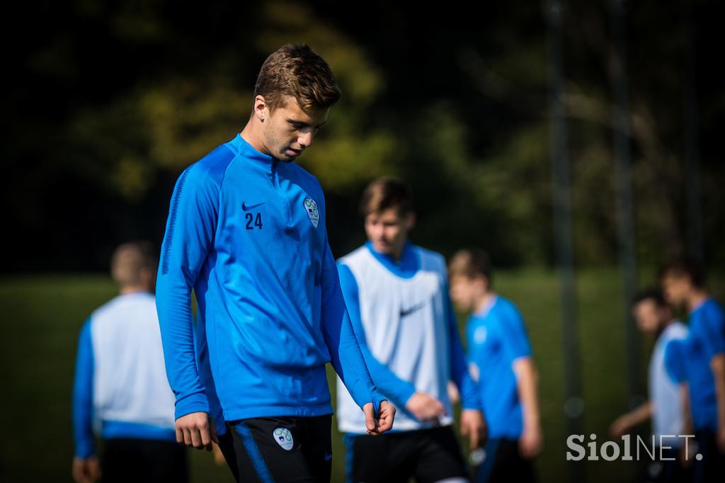 Slovenska nogometna reprezentanca Trening Brdo