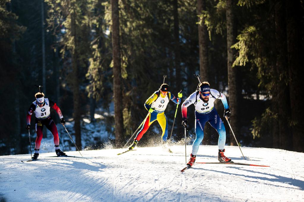 Pokljuka, 20 km, prvi dan