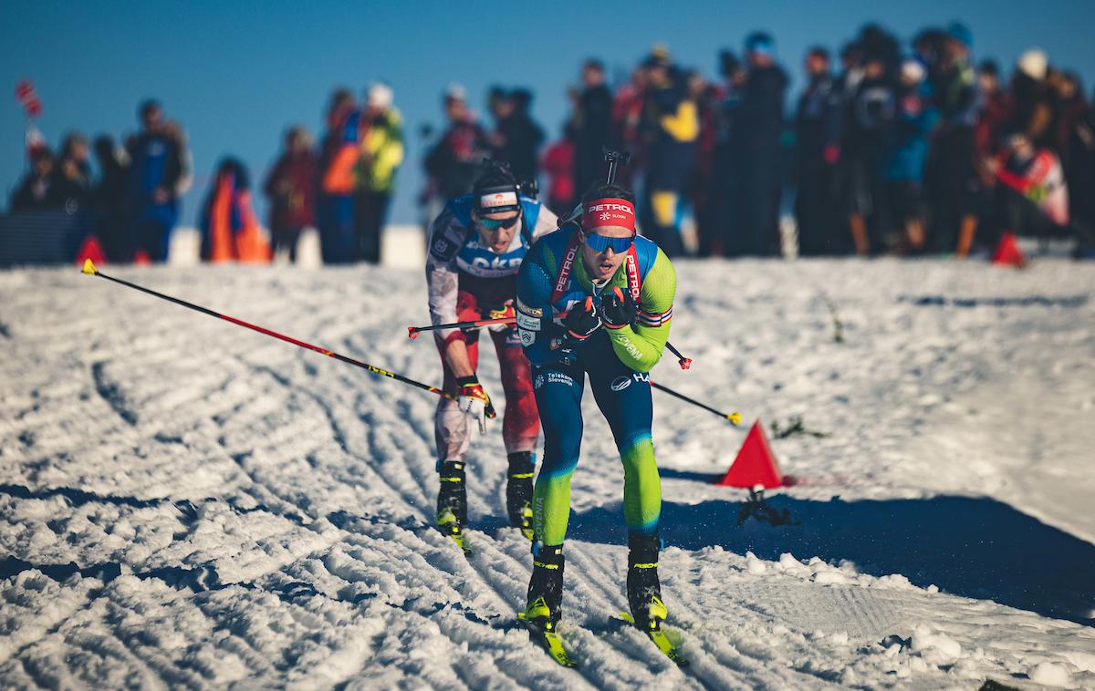 Alex Cisar, Oberhof 2023 | Alex Cisar po uspehu kariere: Danes sem bil še najbolj sproščen na tem prvenstvu, še pred samim startom sem se sončil in užival v atmosferi, o sami tekmi pa sploh nisem premišljeval. To se je na koncu izkazalo kot dobra taktika. | Foto Grega Valančič/Sportida