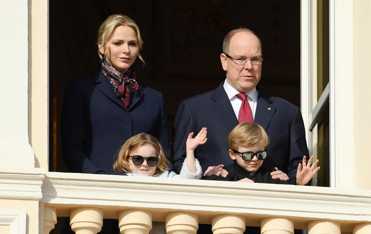 princ Albert | Albert se je zdaj pridružil ženi Charlene in petletnima dvojčkoma, princu Jacquesu in princesi Gabrielli. | Foto Getty Images