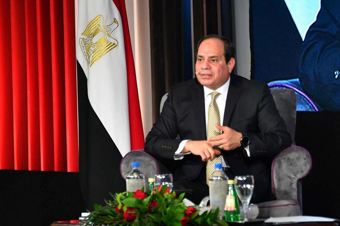 Abdel Fatah al Sisi | Egiptovski predsednik Abdel Fatah al Sisi je v predlogu dejal, da bi dvodnevni prekinitvi ognja sledila nova pogajanja.  | Foto Reuters