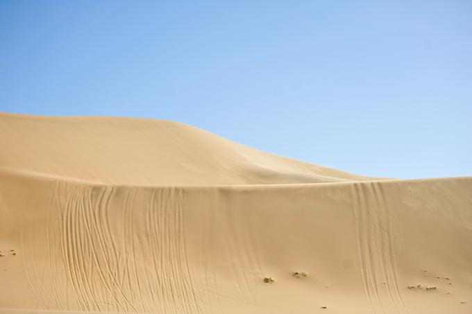 Mi smo vozili po sipinah območja Walwis Bay, na obali Atlantika. | Foto: Jure Gregorčič