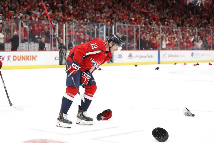 Jakub Vrana | Vroči strelec Jakub Vrana je pomagal Washingtonu do nove zmage s kar tremi zadetki. | Foto Reuters