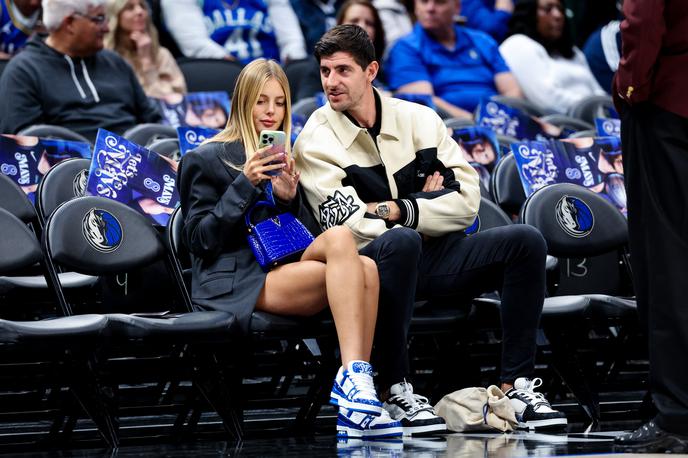 Thibaut Courtois | Luka Dončić je dočakal poseben obisk iz Madrida. Pred dnevi ga je obiskal vratar madridskega Reala Thibaut Courtois. | Foto Reuters