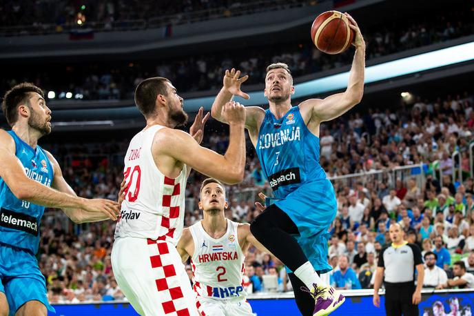 slovenska košarkarska reprezentanca : Hrvaška Goran Dragić | Slovenski košarkarji so vknjižili pomembno zmago, Hrvate so nadigrali s 97:69. | Foto Matic Klanšek Velej/Sportida