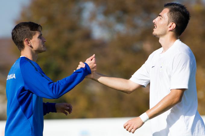 Bil je član številnih mlajših državnih selekcij. V izbrani vrsti do 19 let je tako sodeloval tudi s Petrom Stojanovićem, zdajšnjim slovenskim članskim reprezentanom in branilcem Empolija, s katerim redno nastopa v serie A. | Foto: Sportida