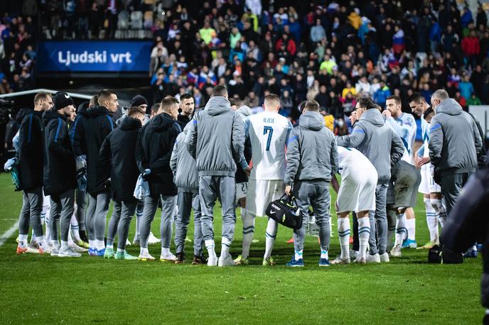 Slovenija : Rusija, slovenska nogometna reprezentanca | "Glave gor in glejmo naprej," pravi Adam Gnezda Čerin. | Foto Blaž Weindorfer/Sportida