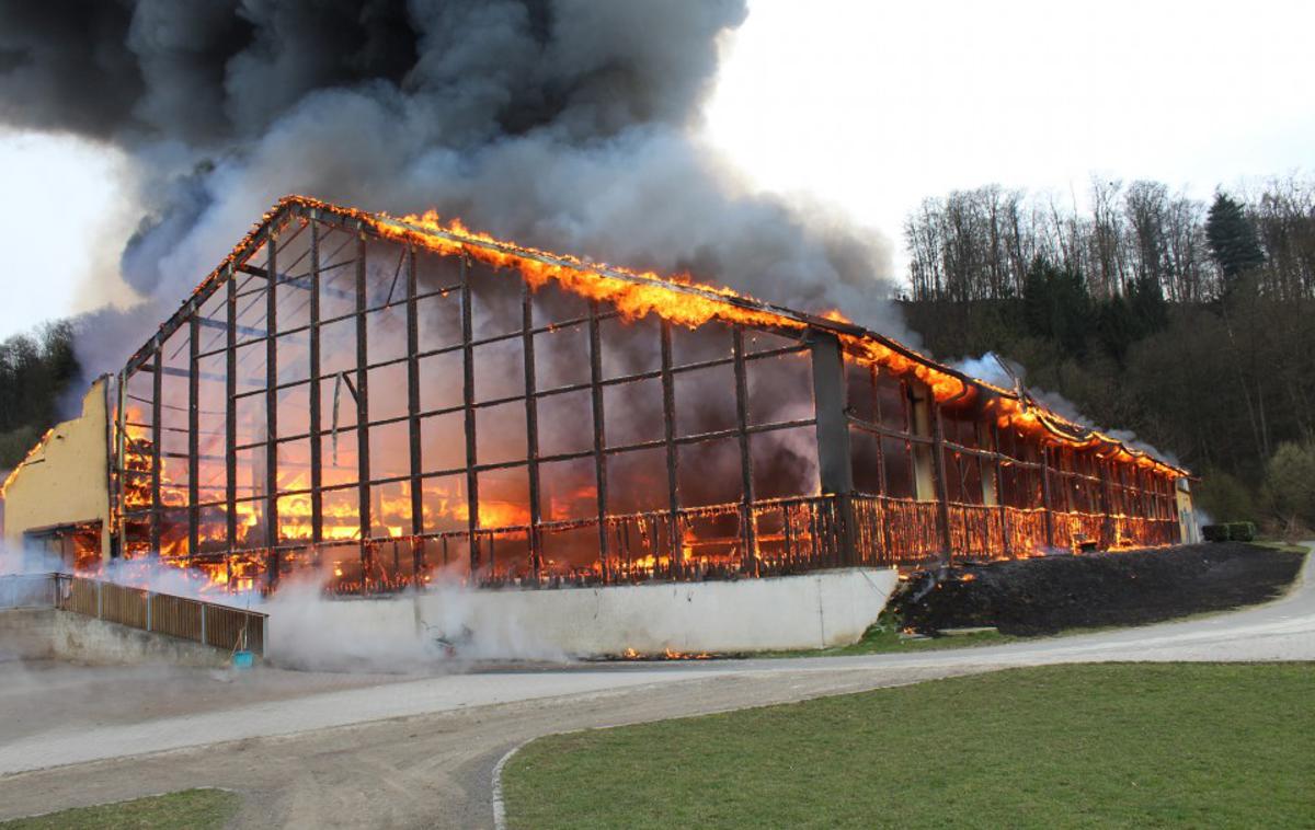 Gašenje požara blizu Lipnice | Foto Stadtfeuerwehr Leibnitz