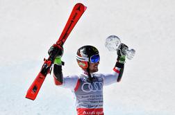 Hirscher z zmago potrdil kristalni globus, Kranjec brez točk