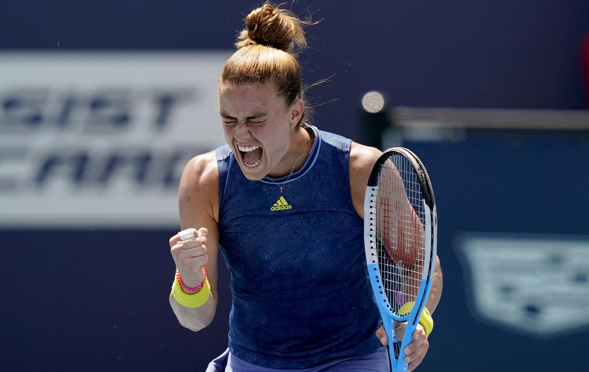 Maria Sakkari | Maria Sakkari je izločila Naomi Osako. | Foto Guliverimage