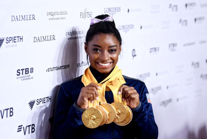 Ni dileme, Američani bodo odnesli največ kolajn. Telovadka Simone Biles je v Riu osvojila štiri zlate in bronasto odličje. | Foto: Getty Images