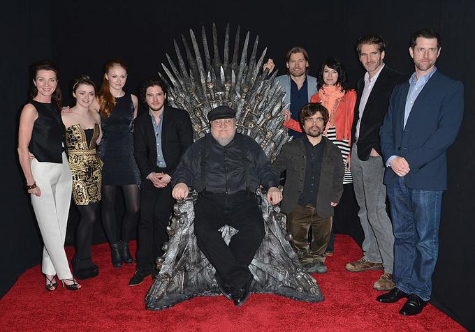 George R. R. Martin je pomagal pisati scenarije za prvih pet sezon priljubljene TV-serije Igra prestolov. | Foto: Getty Images