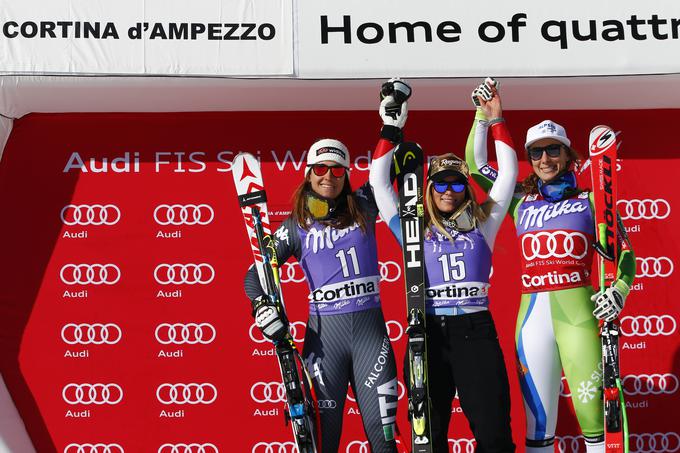 28. 1. 2017, Cortina d`Ampezzo (3. mesto): vrnitev na stopničke | Foto: Getty Images