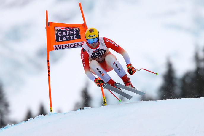 Niels Hintermann | Niels Hintermann je postavil najboljši čas drugega uradnega preizkusa smukaške proge. | Foto Guliverimage