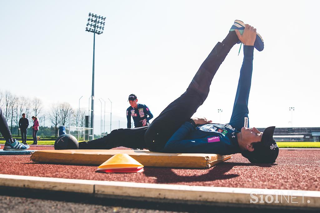 Skakalci trening Kranj priprave