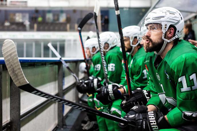 HK SŽ Olimpija - KAC II Alpska liga, 1. krog | Hokejisti Olimpije so izgubili tudi drugo tekmo in ostali brez možnosti za napredovanje v tretji krog. | Foto Grega Valančič/Sportida