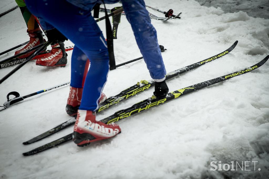 Planica v Ljubljani sneg