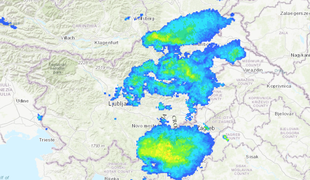 Arso za danes izdal rumeno opozorilo, a so padavine že zelo oslabele