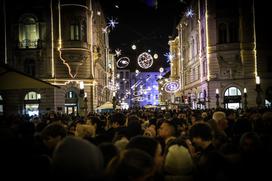 Prižig lučk v Ljubljani