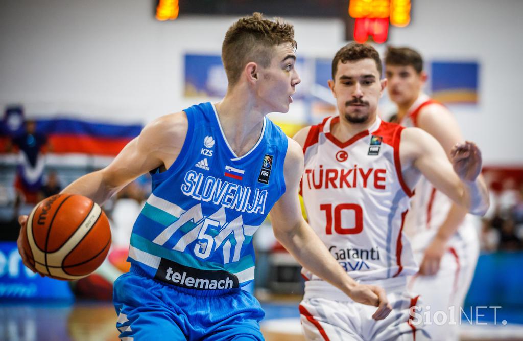 Fiba EP U18: Slovenija - Turčija polfinale