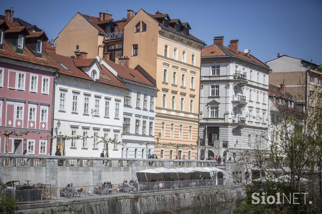 Odprtje gostinskih teras v Ljubljani